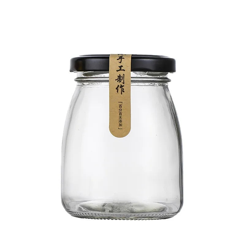 Affordable Quality 100 ml 120 ml 180 ml 280 ml 380 ml 500 ml Metal Screw Lids Honey Jam Jars Round Glass Jars