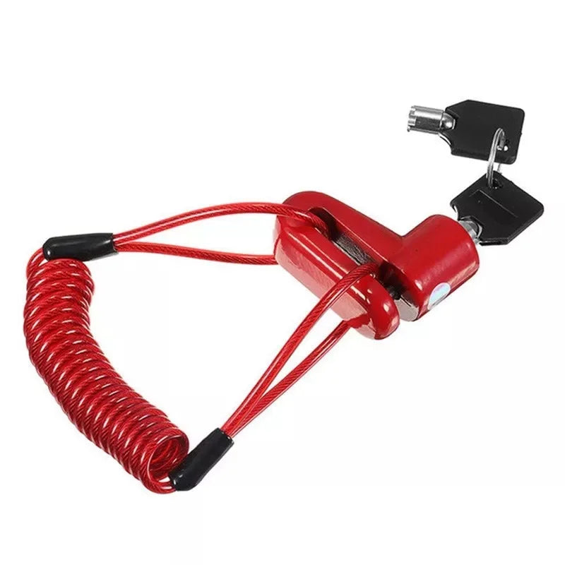 Disc Brakes E Scooter Lock for Xiaomi Mijia M365 G30 X7 X8 X9 Scooter Accessories Bicycle Safety Lock with Stainless Steel Wire