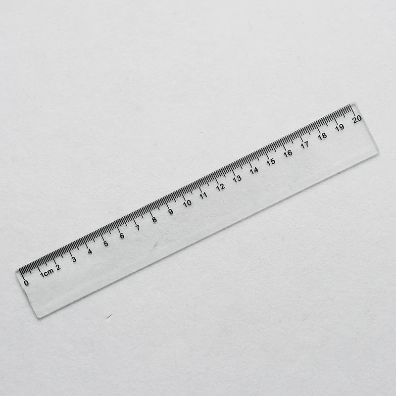 20cm ruler 8inch Plastic Straight clear Ruler