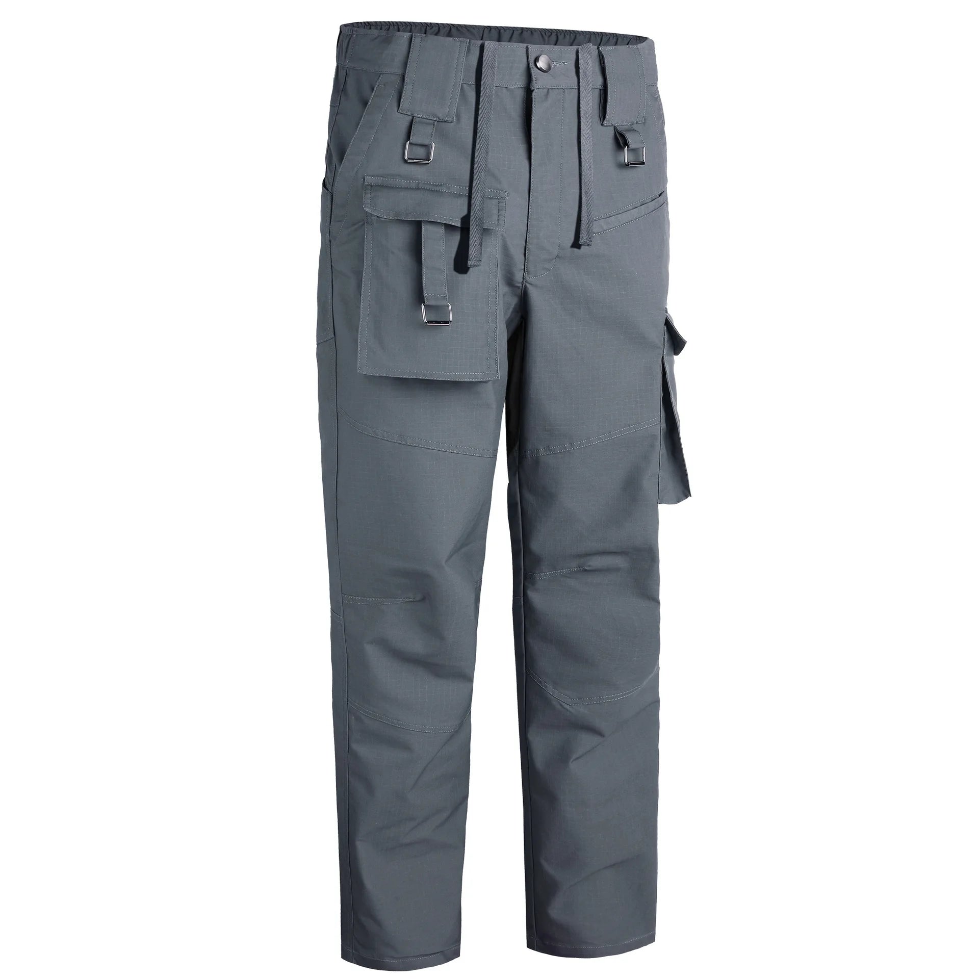 Custom US Size Men Quick Dry Hiking Trekking Pants Multi Pocket Outdoor Climbing Camping Pants