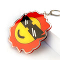 Bestseller Customizable Transparent Acrylic Keychain Popular Wholesale Option with Low Minimum Order Quantity Plastic Material