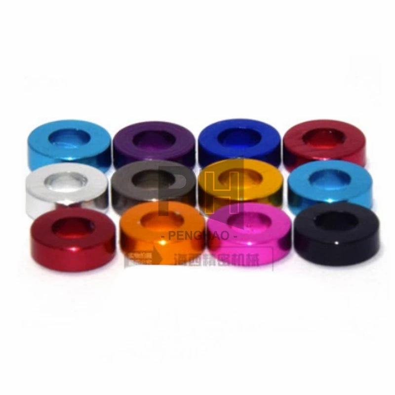 M2 M2.5 M3 M4 M5 M6 M8 M10 M12 Abrasive Resistant Anodized Aluminum Countersunk JDM Fender Washer for RC Model