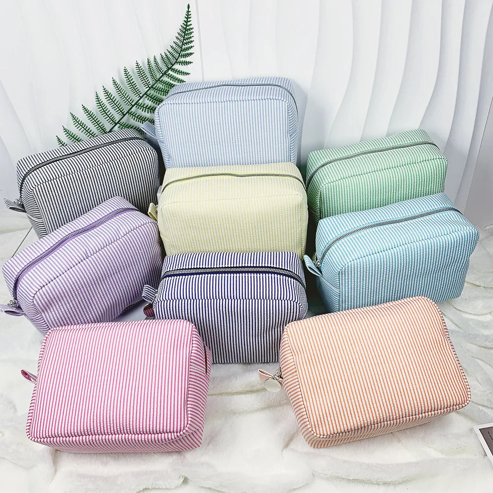Custom Large Capacity Wash Bag Design Travel Ladys Zipper Cosmetic Bags