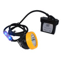 Blue Safety Rear Light Corded Led Miner Lamp Rechargeable Mine Headlamp Mining Cap Lamp