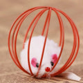 Pet Cat Funny Playing Toy Mouse Mice Rat in Cage Kitty Kitten Ball Toy Mixed Color Interactive Toys Superior Quality & Creative