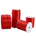 Factory Wholesale 100% Polyester Satin Ribbon Roll Single Face 3.8cm Width in Red for Christmas Wrapping All Sizes Available