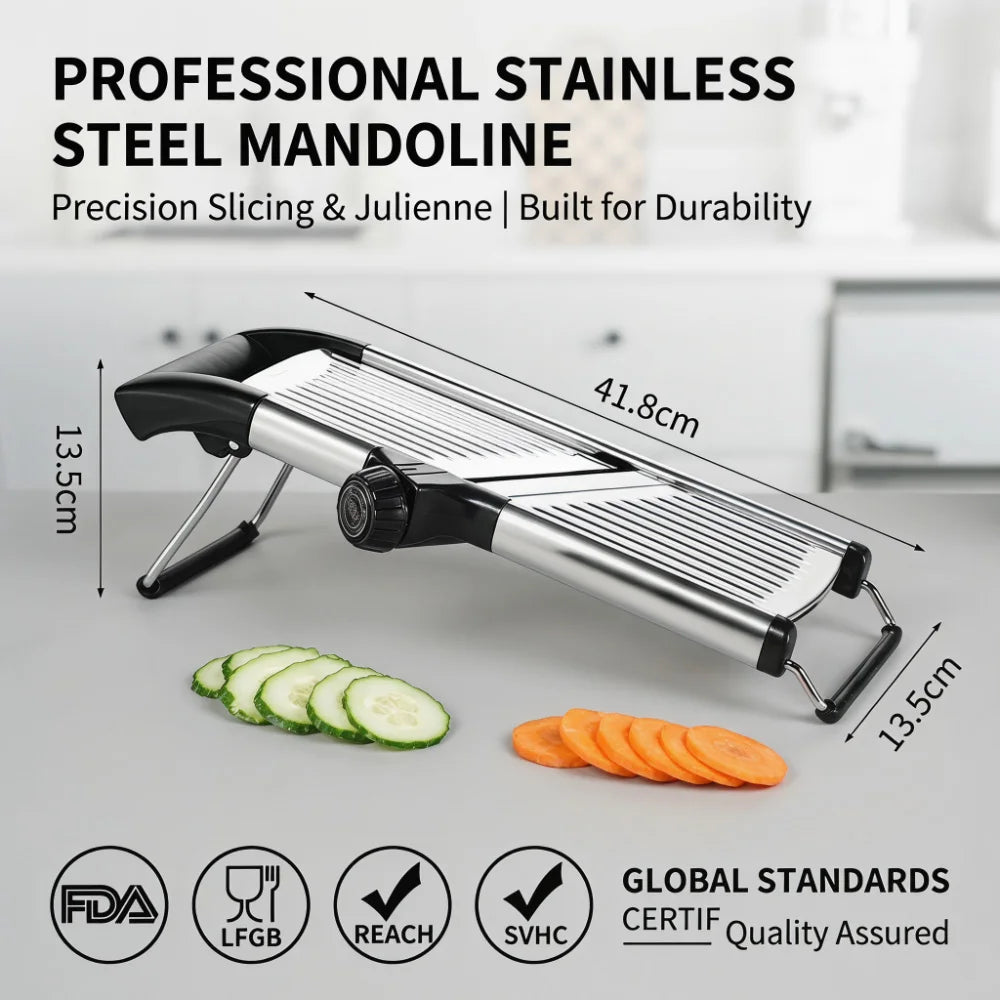 Kitchen Commercial Small Hand Held Manual Food Fruit Cabbage Vegetable Shredder Mandoline Slicer MegaBDM