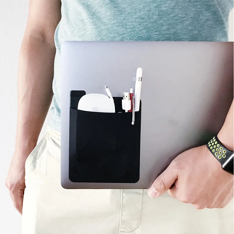Elastic 3M Sticker Wallet External Hard Drive Adhesive Laptop Back Mouse Sleeve Digital Hard Drive Storage Holder