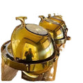 Luxury 6L Round Gold Chafing Dish Stainless Steel Roll Top Buffet Food Warmer for Hotel Restaurant Catering Supply
