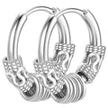 Wholesale Cool Punk Men's Stainless Steel Hip Hop Stud Earrings Round Earring Pendant for Men Earings Jewelry for Gifts