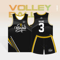 Unisex Best Quality Beach Volleyball Jersey Tank Top Sport Style Printed for Adults Custom Volleyball Wear Set