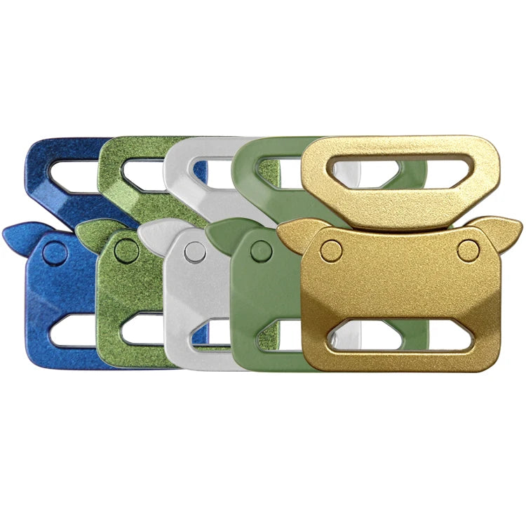China Manufacturer 1 Inch Metal Buckle Paracord Bracelet Buckles Diy 25mm Quick Side Release Buckle Hebilla Bag Buckles
