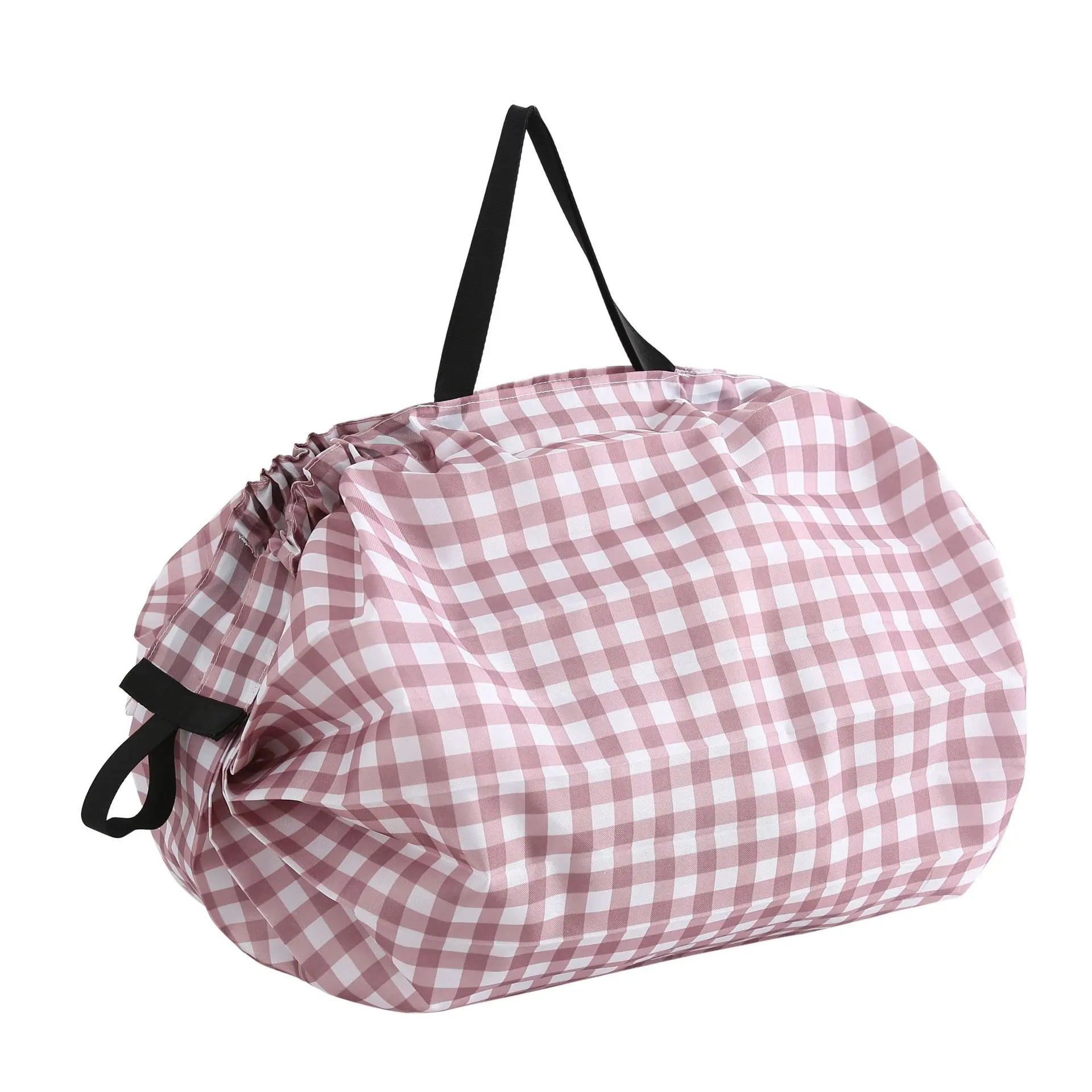 New Arrival Foldable Printed Shopping Bag Extra Large Tote Grocery Bag with Zipper Wholesale Folded Shop Bag Gift