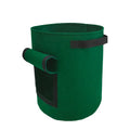 Eco-Friendly Fabric Felt 7 & 10 Gallon Potato Grow Bags with Window Flap Biodegradable and Breathable for Outdoor Use