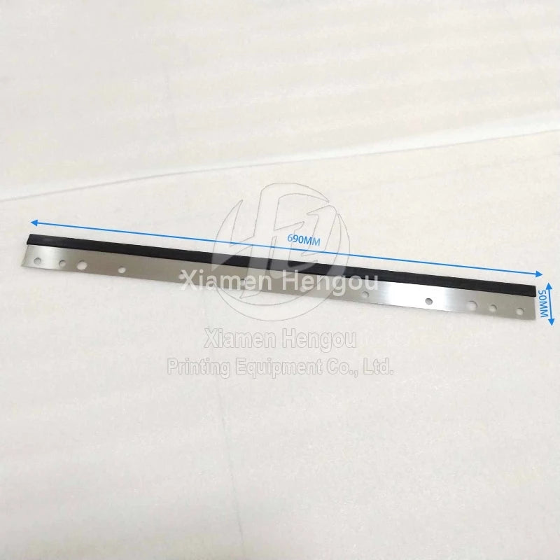 690x50mm KORD 64 Wash up Blade 12 Holes Offset Printing Machine Parts