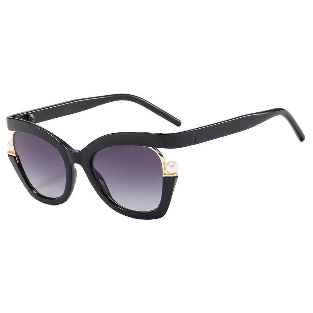 2023 Trend Classic Pearl Luxury Sunglasses Sun Glasses for Ladies Fashion Uv400 Shades Lunette De Soleil Custom logo Wholesale