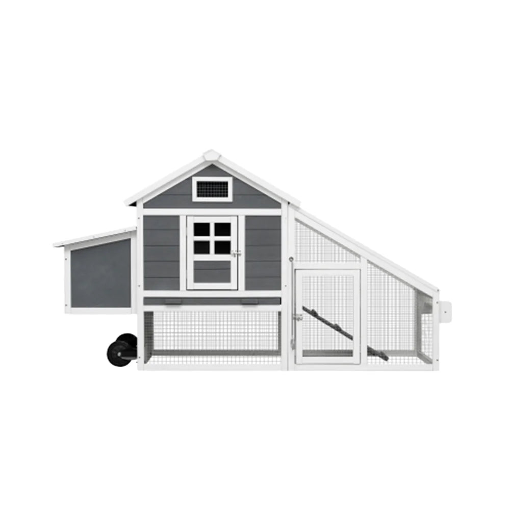 Hot-Selling Solid Wood Outdoor Dog House Sun & Rain Protection Large and Medium Dog Cage for Pets