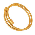 18K Gold Plated PVD Stainless Steel Multi-Layer Bracelet for Women Trendy Wedding Party Accessory 2023 Handmade Wrist Jewelry