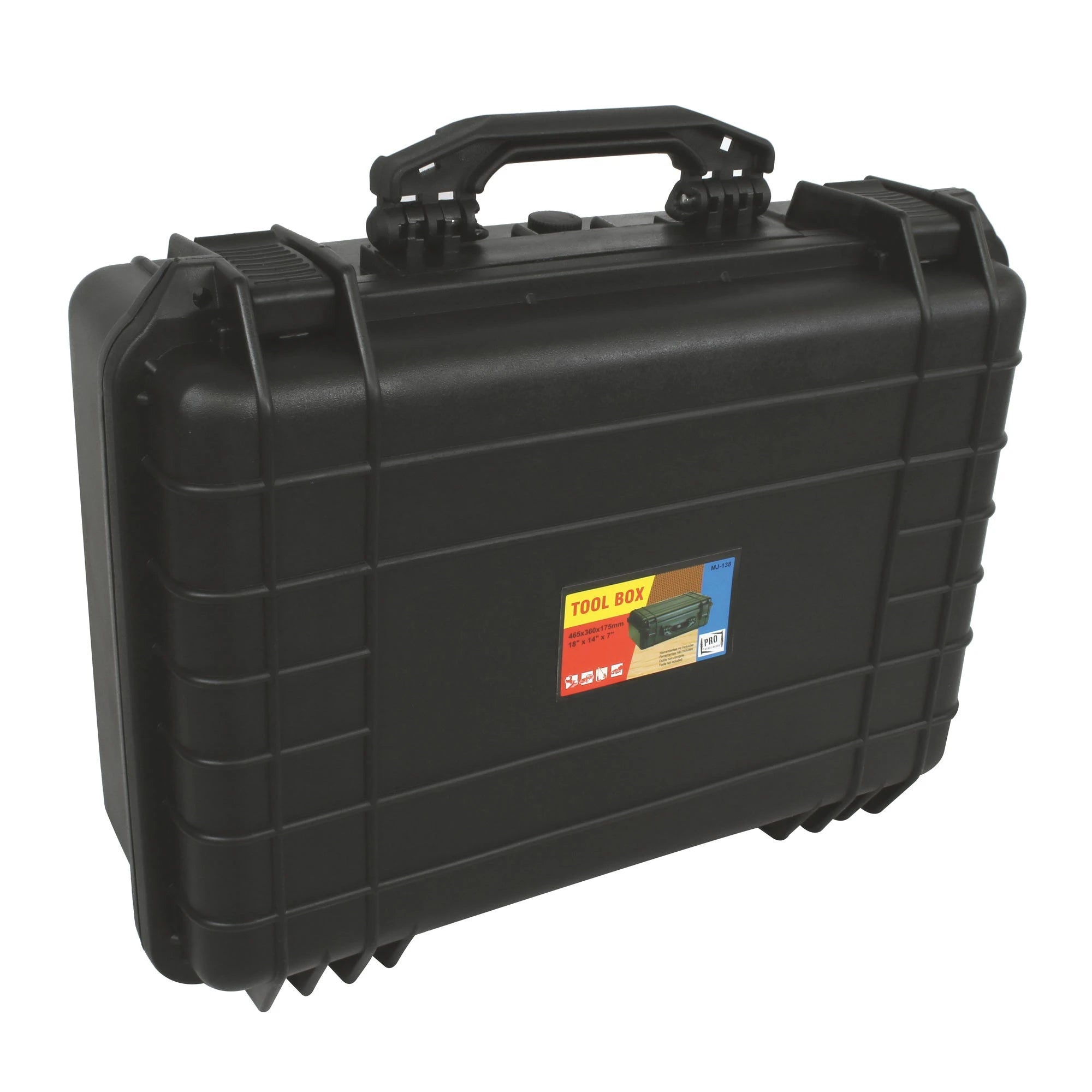 18 Inches Carrying Tool case pp Plastic Storage Box with Foam Handle