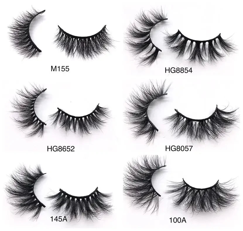 Wholesale 3d 18mm Lashes Vendor Private Label Handmade Mineral Natural Cream Soft False Eyelashes with Free Boxes
