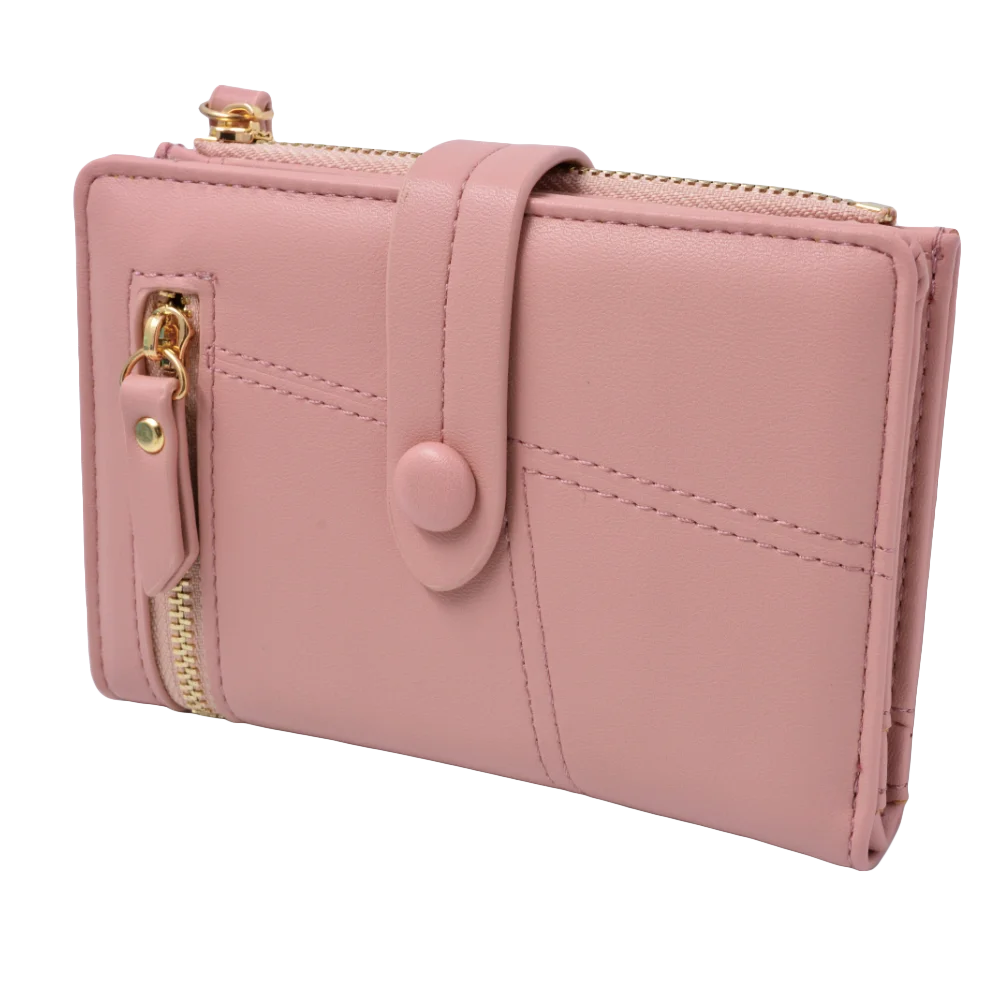 Wholesale Custom Girl Female Fancy Brand Leather Wallet Women RFID Purse Luxury Card Holder Wallet Women