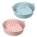 New Design Kitchenware Silicone Steamer Pedestal Steamer Basket Pot Steamer Rack Microwavable Durable BPA Free