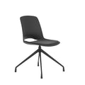 Hot Selling Italian Dining Chair Swivel White Modern Plastic PP Seat Apartment Dining Room Set Restaurant Cafe