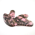 Huiying Welcomed Style Rhodonite jasper Gua Sha Board Custom Massager