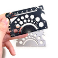 Pocket Survival Tool Stainless Steel Multi Functional Card Bottle Opener Custom logo Multi Tool Card