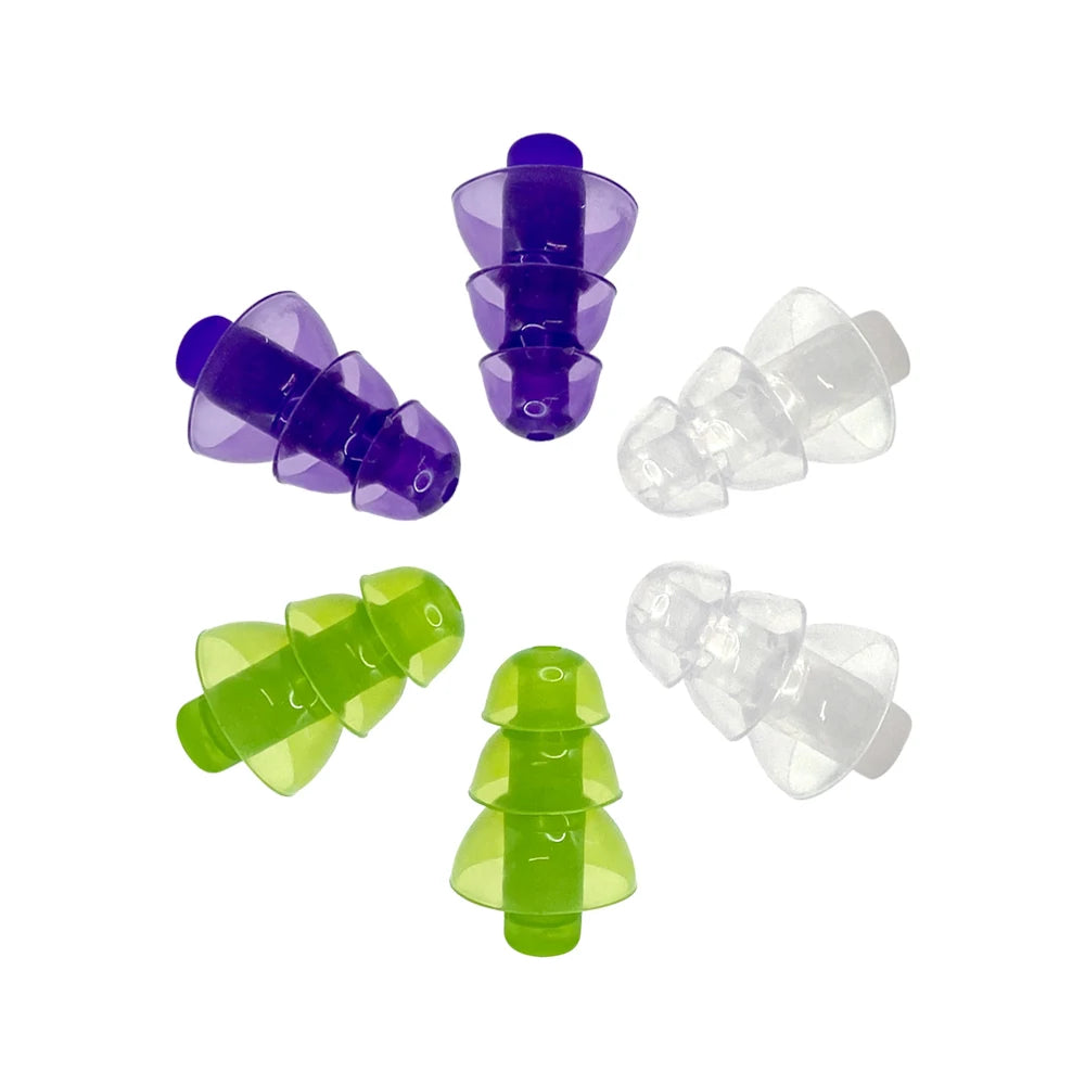 High Fidelity Soft Silicone Reusable Ear Plugs Filter Ear Plugs for Hearing Protection Suitable for Concert and Festival