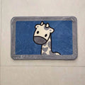 2023 Soft Kids Children New Animal Design Entrance Custom Printed Floor Door  Mat