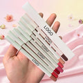 Low MOQ Lipstick Lipliner Set High Pigment Waterproof Private Label Makeup Nude Lipliner Pencil