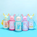Box Bullet Stainless Steel Vacuum Flasks & Thermoses Vaccum Flask LED Backlight Stripess Stcll Cartoon Hot Water or Cold Water