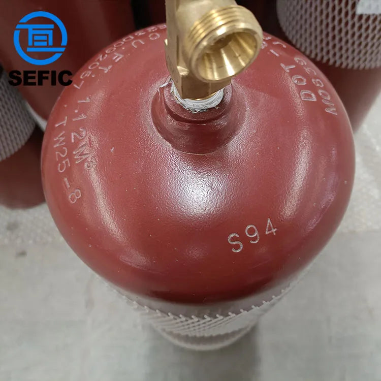 7.6-8.0L DOT-8AL B40 Standard High Pressure Acetylene Gas Cylinder Welding Acetylene Cylinder