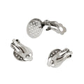 DIY Jewelry Earrings Accessories Frog Ear Clip on Earring Findings Backs With Hanging Hole Without Pierced