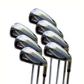 Custom Cavity Logo Right Handed Forged Golf Iron Set with Natural Rubber Grip