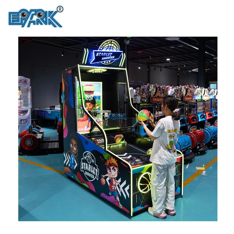 Hot Selling Indoor Coin-Operated Basketball Shooting Game Machine Popular Arcade Equipment for Amusement