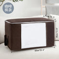 Manufacture Durable Large Capacity Storage Bags for Clothes Blanket Non-woven Fabric Quilt Bag Organizer Folding