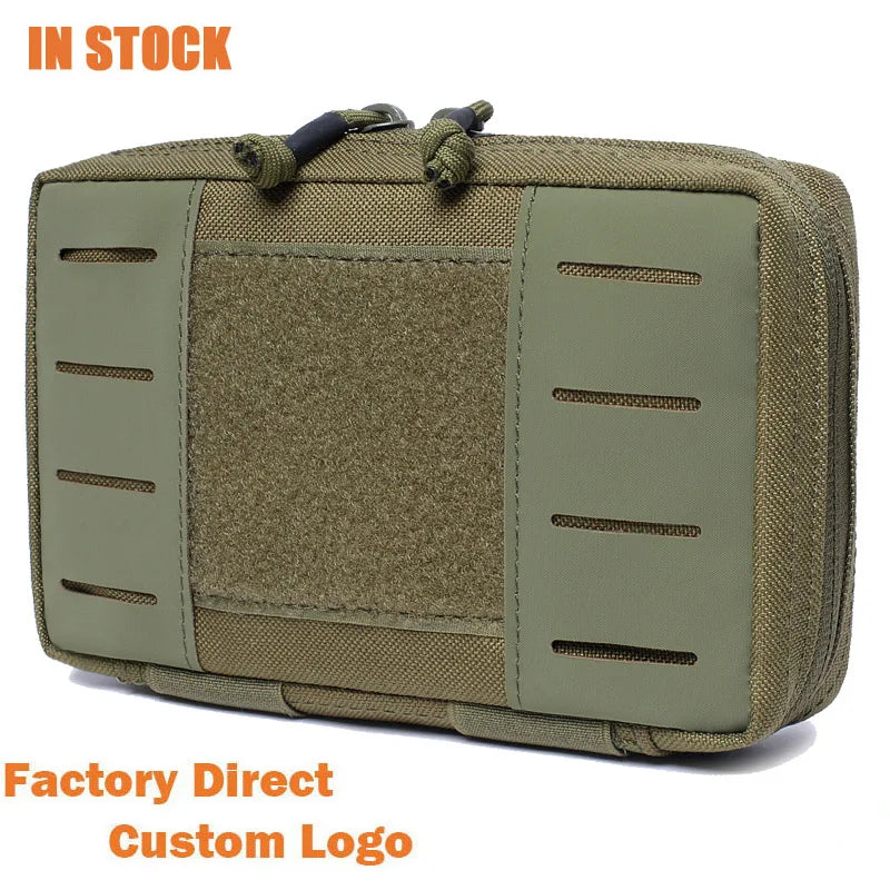 In Stock 1000D Laser Cut Molle Medical Tool Kits Tactical First Aid Gear Molle Bag Mini EDC Pouch