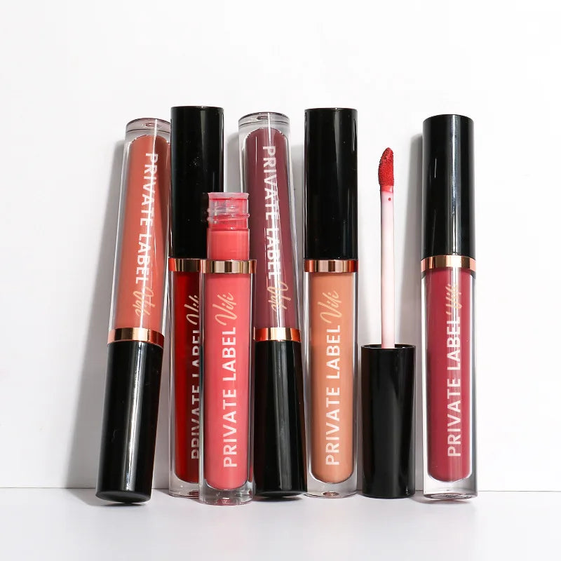 Clear Shiny 48 Colors Hydrating Moisturizing Sunscreen Vegan Mineral Glossy DIY Private Label Lip Gloss
