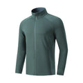 Spring Men and Women's Sports Jacket Training Zipper Jogging Long Sleeve Outdoor Fitness Running Wear With Reflective Stripe