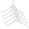 Tailai Solid Wood Metal Single Tier Wardrobe Hanger Rack Heavy Duty for Dresses Coats Ties