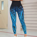 FLW New Design Print Pattern Gym Leggings for Women Yoga Fitness Pants for Women