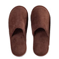 Custom Velvet Coral Fleece Disposable Wedding Slippers Personalized Hotel Amenities for Bridal Parties and Guest Comfort