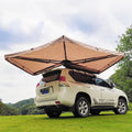 2024 LLOYDBERG Outdoor Camping Free Standing 4x4 Car Rack Awning 270 Degree Extension Quick Opening Camouflage Foxwing Design