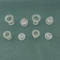 Cheap Clear Transparent Plastic Acrylic Sign Standoff Dia. 19mm*H19mm Sign Locator Quick Snap Standoffs for Letter Signs