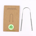 Limpiador De Lengua Metal Tongue Scrapper Gratte Langue Custom Logo Stainless Steel Tongue Cleaner Scraper for Adults