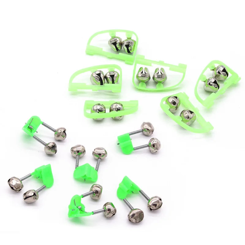 Alarm Clip Type Luminous Freshwater Sea Fishing Rod Double Ring Small Bell