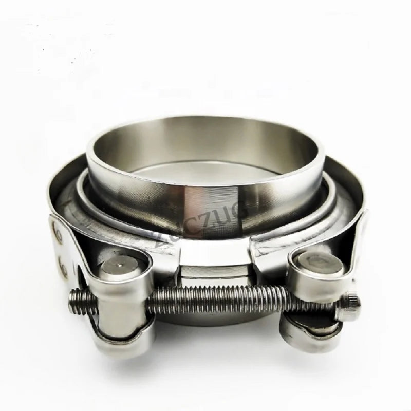 2.5inch 3.0inch  Ss304 Quick Open v Band Clamp Male Female Flange Flat Flange Kit  Exhaust Pipe Clamp