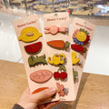 Ch-ampion Same Style Little Yellow Duck Kawaii Hair Grips 5pcs Children BB Cute Girl Hair Clip Sets Kids Hairpin